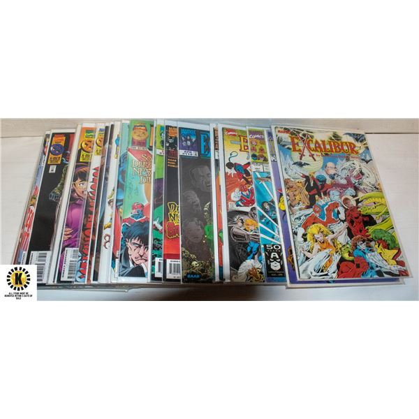 MARVEL EXCALIBUR #80-119 COMIC LOT