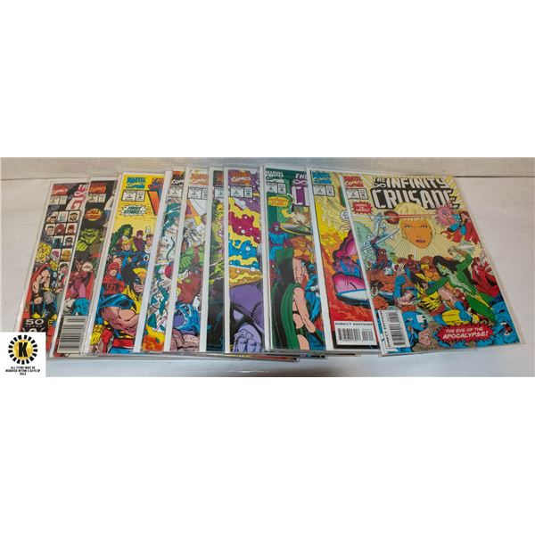 MARVEL INFINITY GAUNTLET/WAR/ CRUSADE COMIC LOT