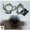 3 NEW PEWTER PICTURE FRAMES