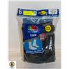 Image 1 : BLACK CREW SOCKS,SIZE 12-16,6-PACK,FRUIT OF THE