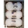 Image 1 : 3 ROLLS OF BERNAT FOREVER FLEECE YARN
