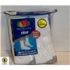 Image 1 : WHITE CREWSOCKS,SIZE 12-16,6-PACK,FRUIT OF THE