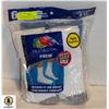 Image 1 : WHITE CREW SOCKS,SIZE 6-12,6-PACK,FRUIT OF THE