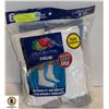 Image 1 : WHITE CREW SOCKS,SIZE 6-12,6-PACK,FRUIT OF THE