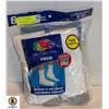 Image 1 : WHITE CREW SOCKS,SIZE 6-12,6-PACK,FRUIT OF THE