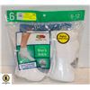 Image 1 : ANKLE SOCKS WHITE SIZE 6-12,6-PACK,FRUIT OF THE