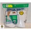 Image 1 : ANKLE SOCKS WHITE SIZE 6-12,6-PACK,FRUIT OF THE