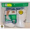 Image 1 : ANKLE SOCKS WHITE SIZE 6-12,6-PACK,FRUIT OF THE