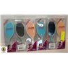 PACK OF 6 HAIR BRUSHES