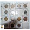 Image 1 : SHEET WITH COLLECTOR COINS