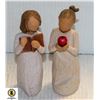 Image 1 : 2 WILLOWTREE FIGURES-YOU?RE THE