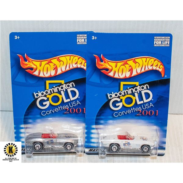 2 NEW HOT WHEELS - '65 CORVETTE - SPECIAL EDITION