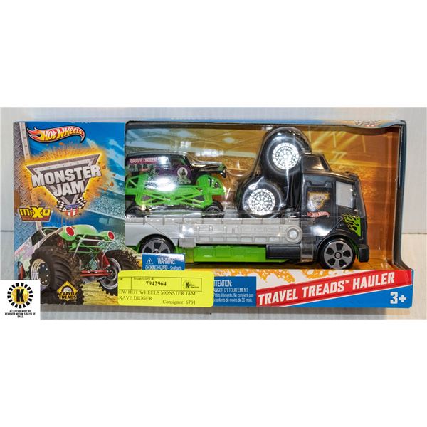 NEW HOT WHEELS MONSTER JAM GRAVE DIGGER