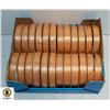 Image 1 : 24 ROLLS OF GOLD CURLING RIBBON