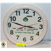 Image 1 : VINTAGE FIAT "AL-GHAZI TRACTORS" WALL CLOCK