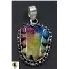 Image 1 : #290-NARURAL RAINBOW SOLAR QUARTZ PENDANT