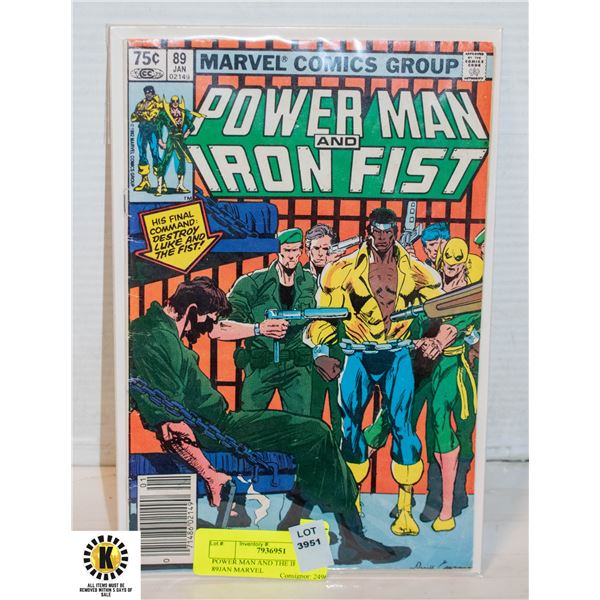 POWER MAN AND THE IRON FIST 89JAN MARVEL