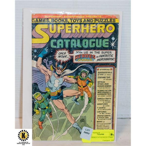 SUPERHERO CATALOGUE COMIC