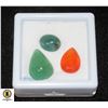 Image 1 : #201-NATURAL CANADIAN 4.32CT & AVENTURINE 9.69 CT