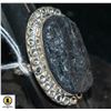 Image 1 : #151-NATURAL BLACK TOURMALINE (RAW) RING SIZE 6
