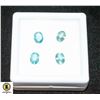 Image 1 : #203-NATURAL HEATED SEA FOARM BLUE ZERCON 4.55CT