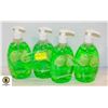 Image 1 : 4 BOTTLES OF GREEN APPLE HAND SOAP,500ML BOTTLES