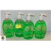Image 1 : 4 BOTTLES OF GREEN APPLE HAND SOAP,500ML BOTTLES