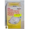 Image 1 : N95 PARTICULATOR RESPIRATOR WITH VALVE NEW