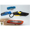 Image 1 : LOT OF 4 HEAVY DUTY UTILITY KNIVES INCL KOBALT