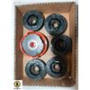 Image 1 : FLAT OF 6 SPOOLS OF GREEN LINE FOR BRUSH CUTTER