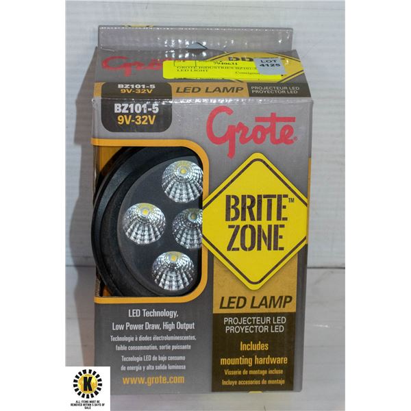 GROTE INDUSTRIES BZ101-5 WORK LED LIGHT