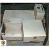 Image 1 : LOT OF SAFEDELUX WOOD BOXES  WITH LOCKING CLASP