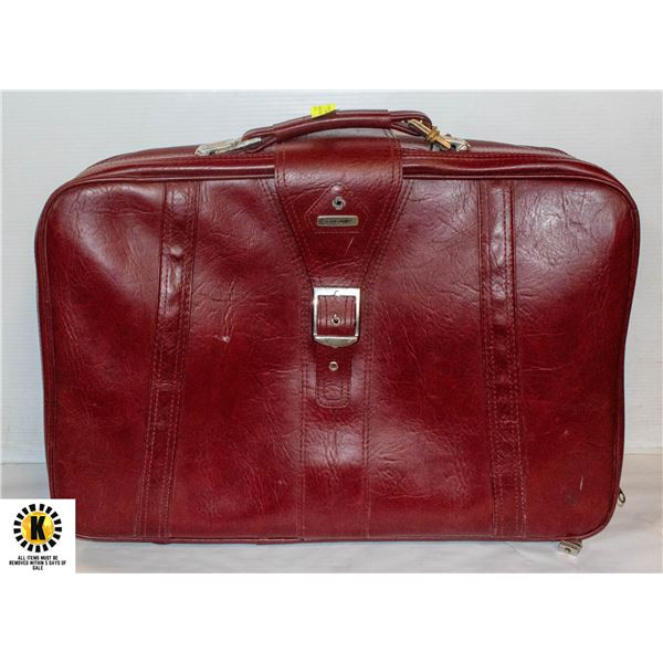 VINTAGE LEATHER SAMSONITE LUGGAGE