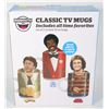 Image 1 : NEW 3 PC CLASSIC TV MUGS NORM(CHEERS), ISAAC (THE