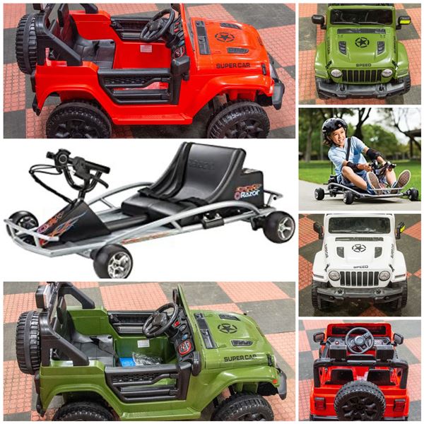 FEATURED NEW GOKARTS AND MINI JEEPS