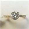 Image 1 : BZ1383-154 10K WHITE MOISSANITE RING