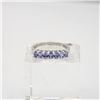 Image 1 : 925 STERLINE SILVER TANZANITE (7 STONES) RING SZ 9