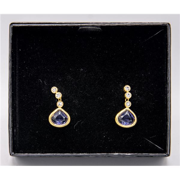 JOAN RIVERS COLLECTION- DIAMOND & AMETHYST SET IN