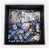 Image 1 : TRAY OF LAPIS LAZULI & BLUE QUARTZ GEMSTONES & 3