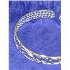 Image 2 : NEW BANGLE SILVER .925 IN BLUE CLOTH POUCH