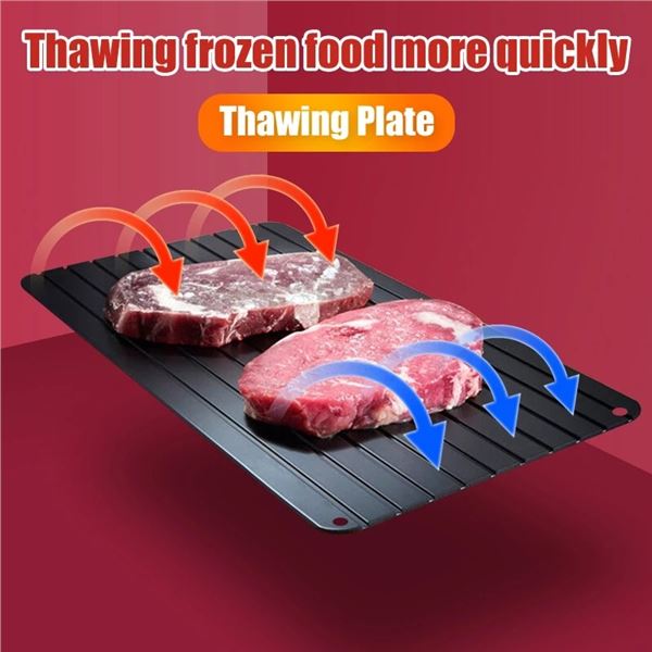 NEW ALUMINUM RAPID THAW HEATING TRAY