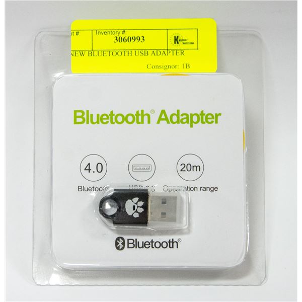NEW BLUETOOTH USB ADAPTER