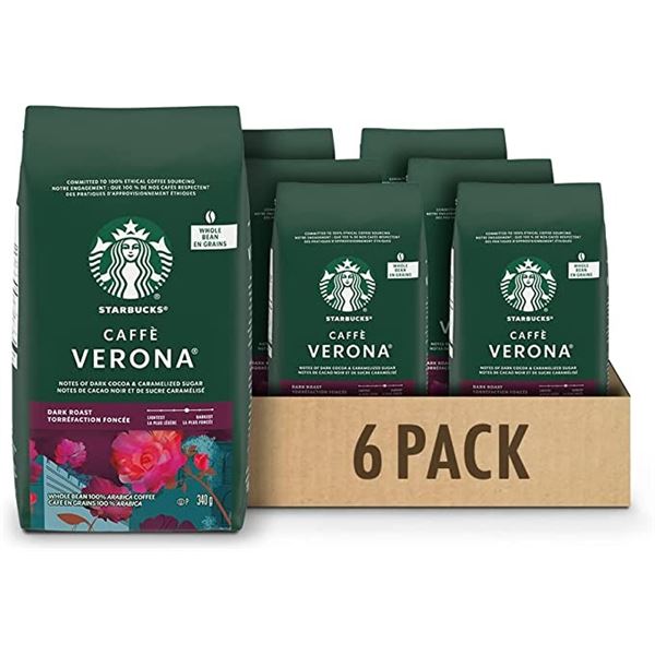 NEW CASE OF STARBUCKS CAFFE VERONA DARK ROAST