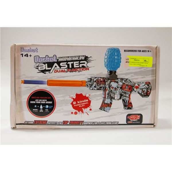 OASHOT MINIGUN BLASTER - DUAL FUNCTION -USB CHARGE