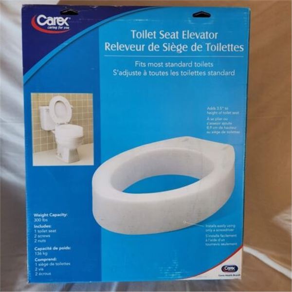 NEW CAREX TOILET SEAT ELEVATOR