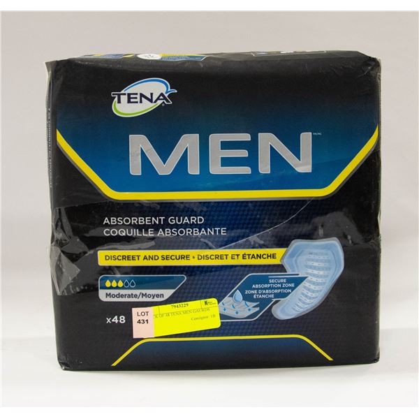 PACK OF 48 TENA MEN GUARDS