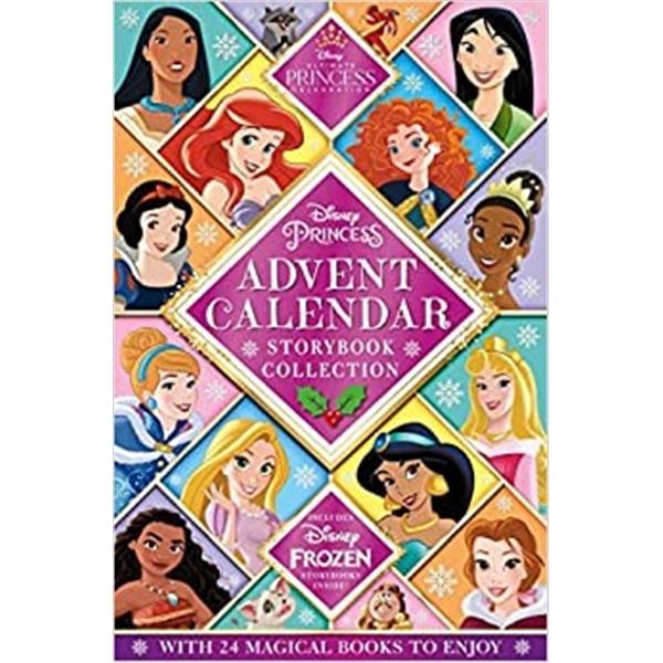 NEW DISNEY PRINCESS ADVENT CALENDAR STORYBOOK