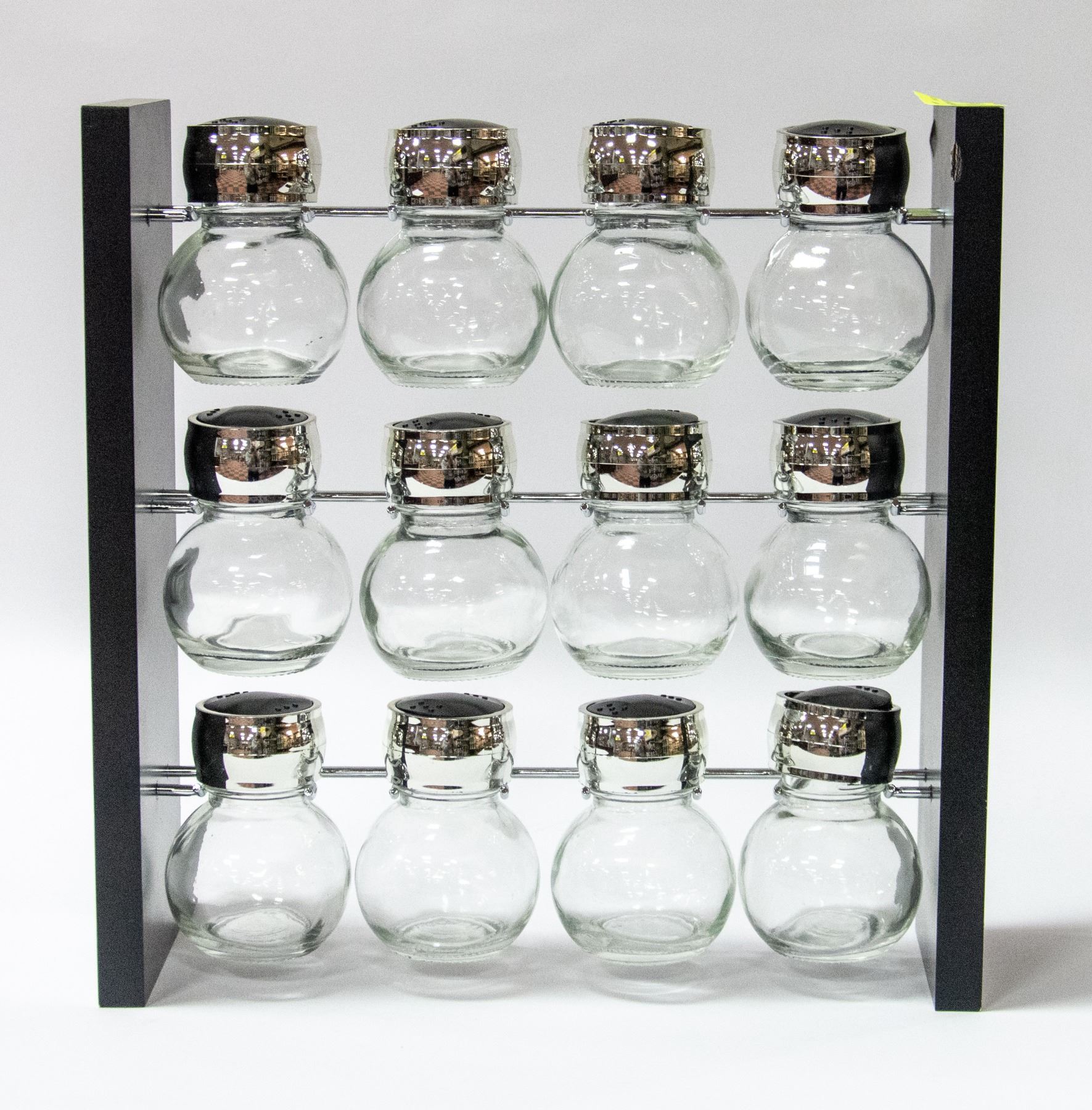 NEW REPACK BELWARES 12 GLASS SPICE RACK
