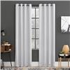 NEW SET OF SOHO WHITE CURTAINS 108" X 96"