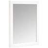 Image 1 : NEW AMAZON BASICS RECTANGULAR WHITE WALL MIRROR
